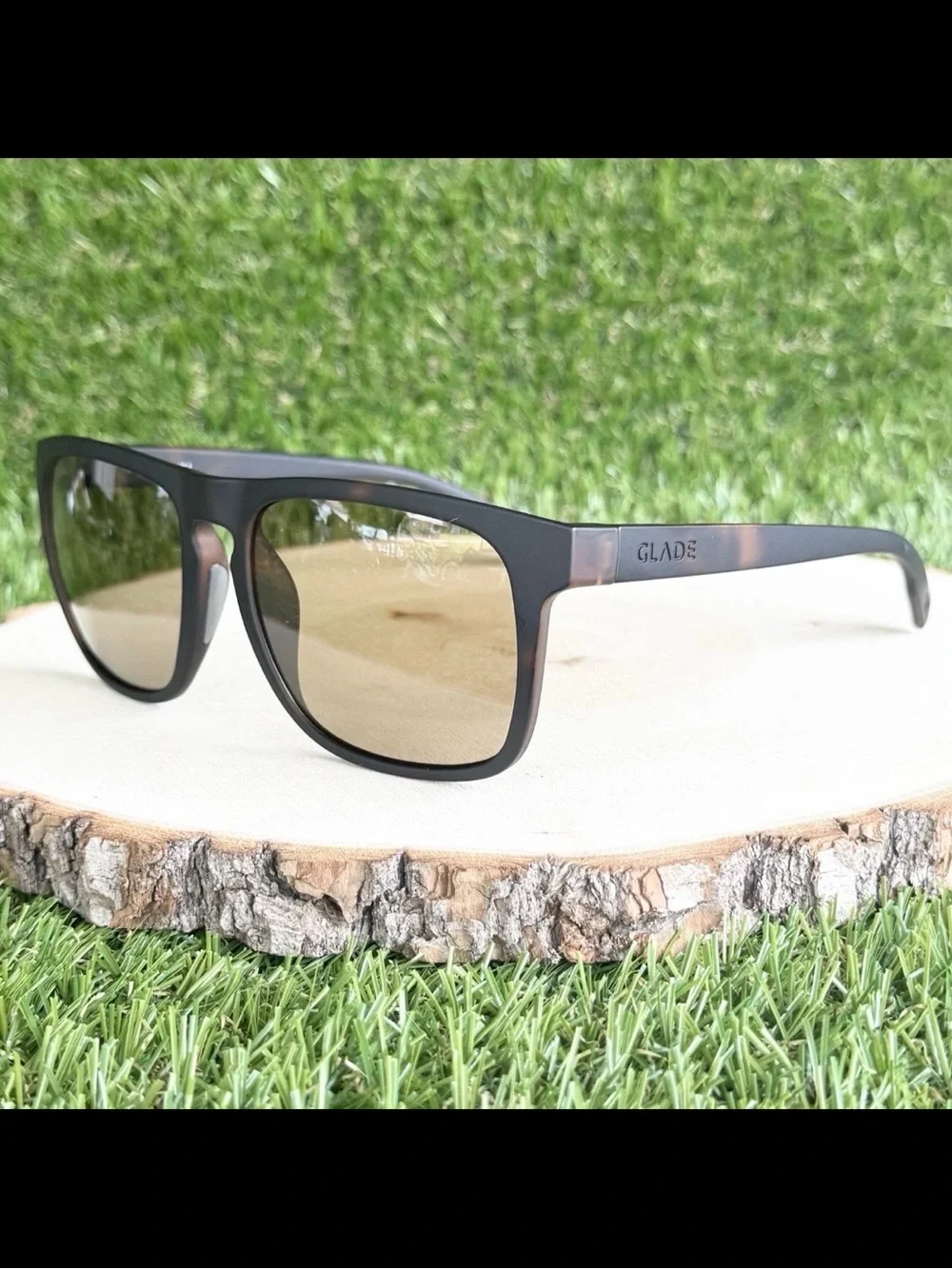 Glade Townie XL Polarized Sunglasses Brown Tortoise Frame Men’s Women’s Active